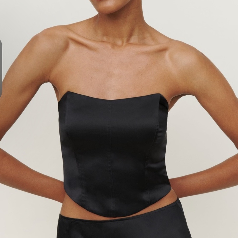 Reformation Maia Silk Top